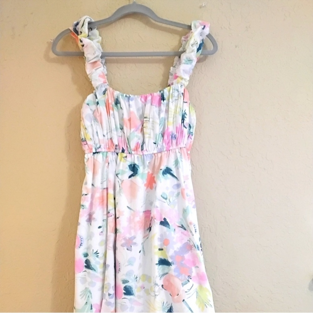 Abercrombie & Fitch × The Trevor Project Floral Empire Waist Sleeveless Dress - Picture 2 of 7